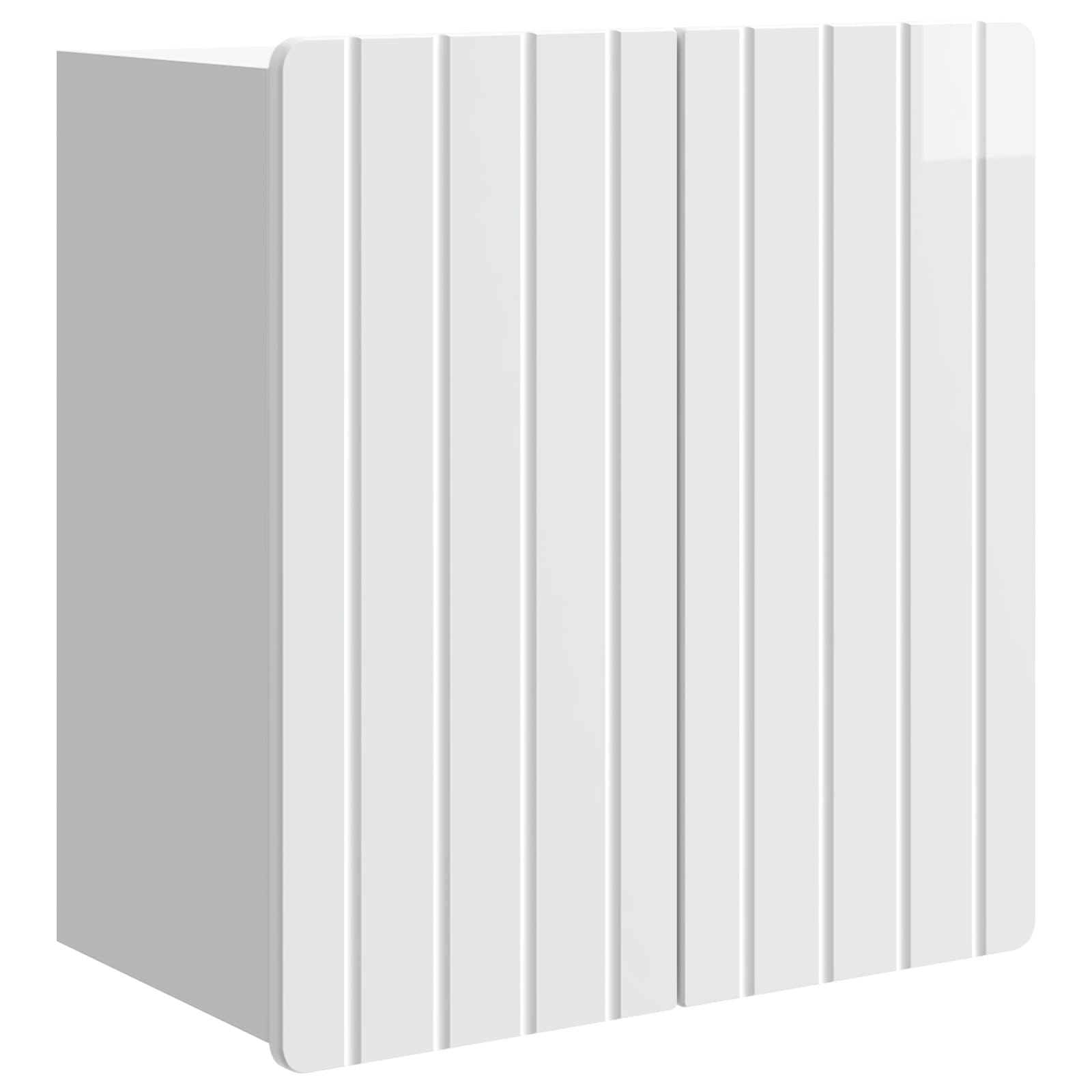 Armario de pared Blanco Brillante 33 x 34,5 x 90 cm