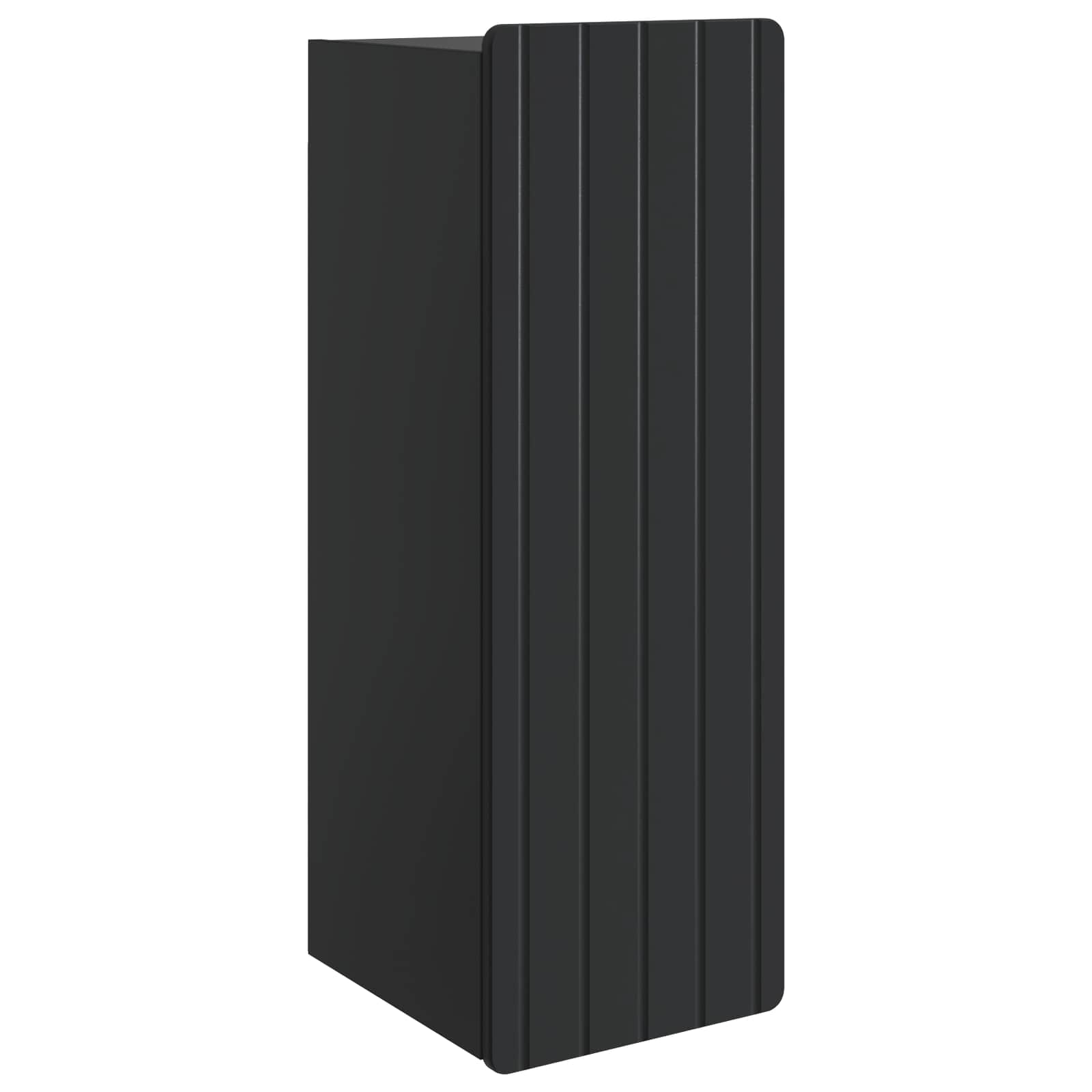 Armario de pared Negro 33 x 34,5 x 90 cm Madera de ingeniería