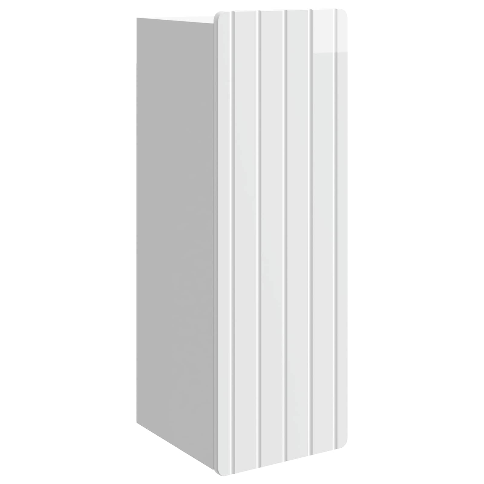 Armario de pared Blanco Brillante 33 x 34,5 x 90 cm