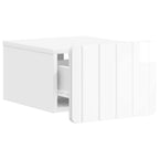 Mesita de Noche de Pared 2 pcs Brillante 33 x 34,5 x 24 cm