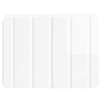 Mesita de Noche de Pared 2 pcs Brillante 33 x 34,5 x 24 cm