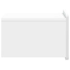 Mesita de Noche de Pared 2 pcs Brillante 33 x 34,5 x 24 cm