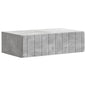 Mesa Lateral Montada en la Pared Brillante 59 x 34,5 x 17 cm