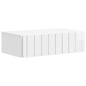 Mesa Lateral Montada en la Pared Brillante 59 x 34,5 x 17 cm