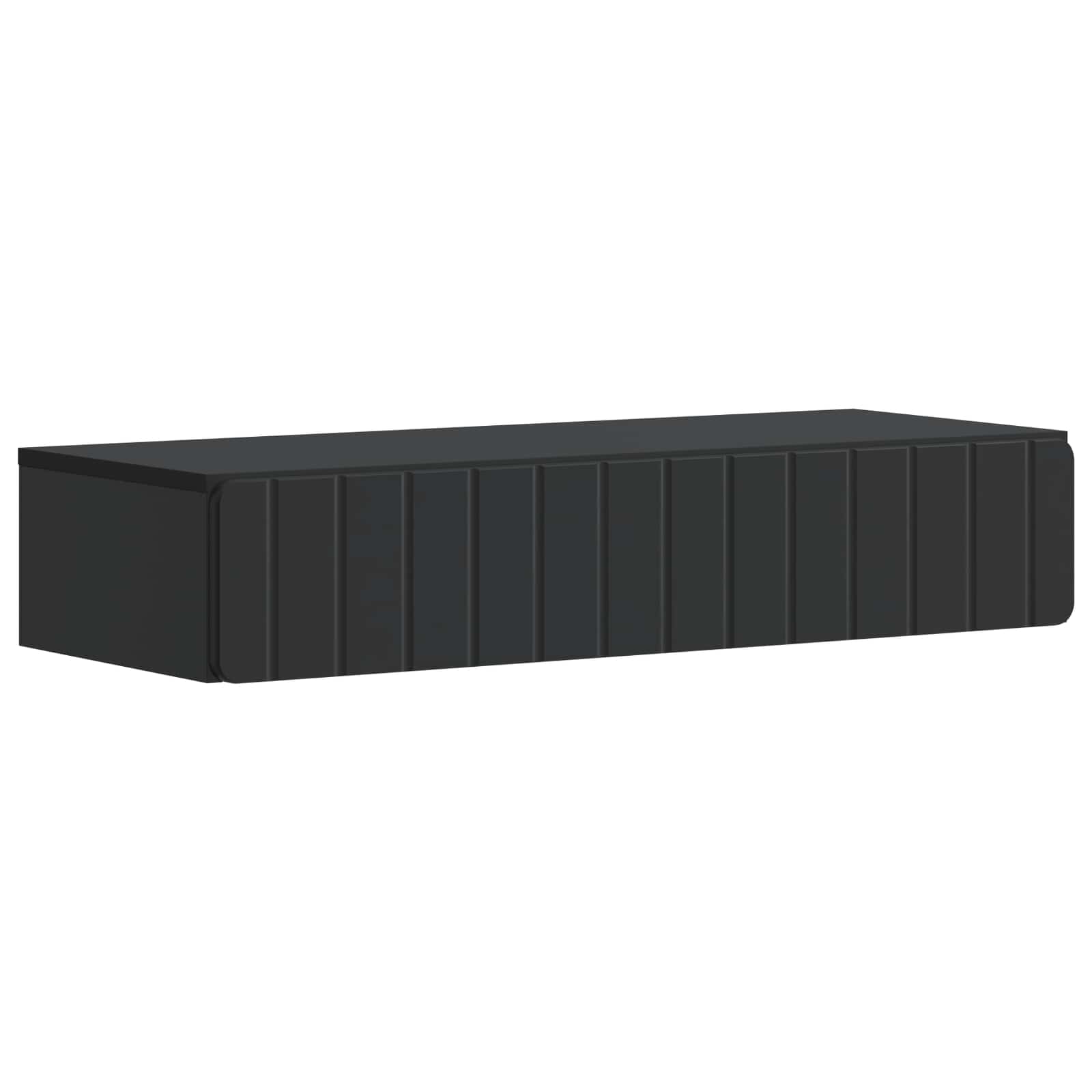 Glossy Wall-Mounted Side Table 59 x 34.5 x 17 cm