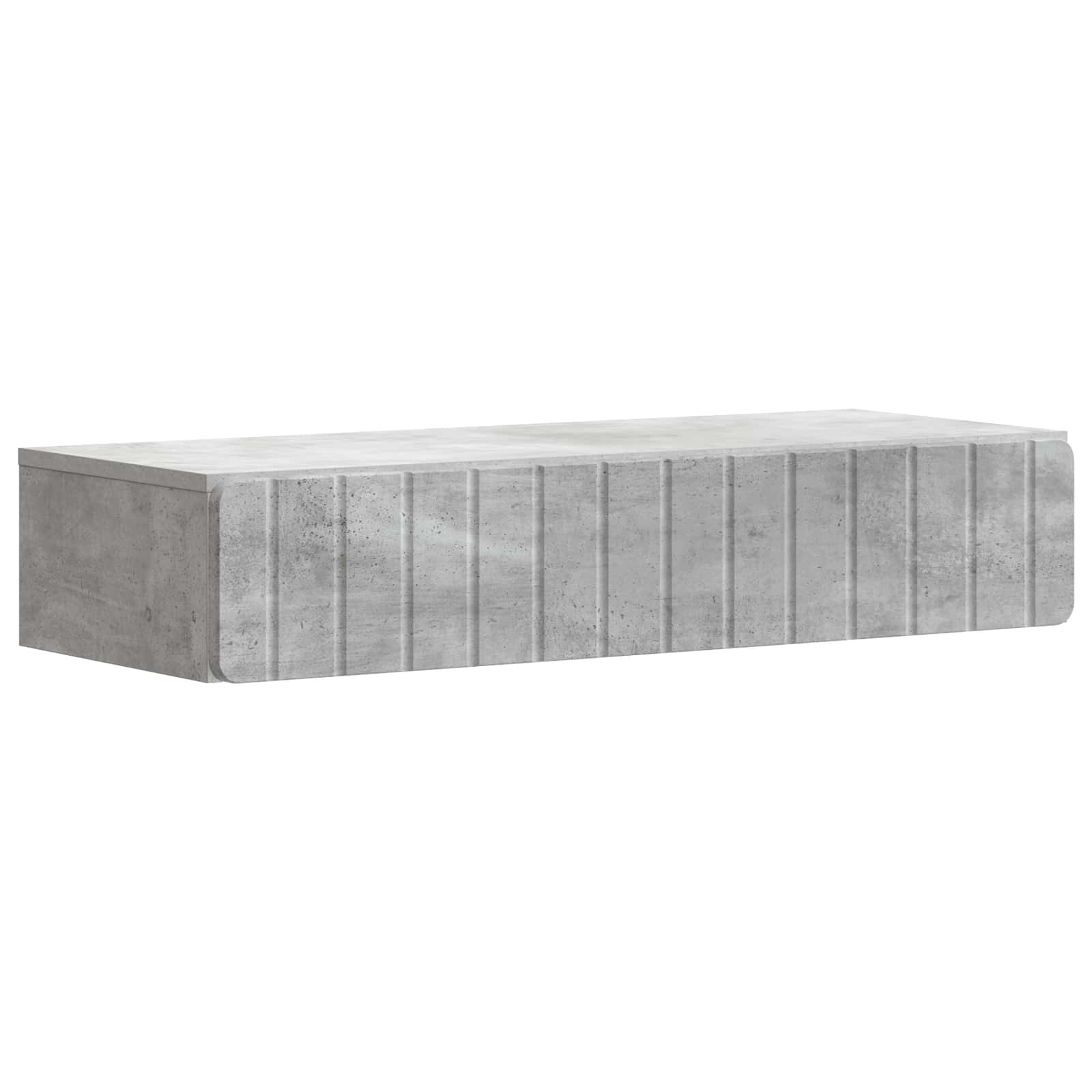 Glossy Wall-Mounted Side Table 59 x 34.5 x 17 cm