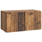 Mueble para TV de pared Madera envejecida 59,5 x 31 x 30 cm