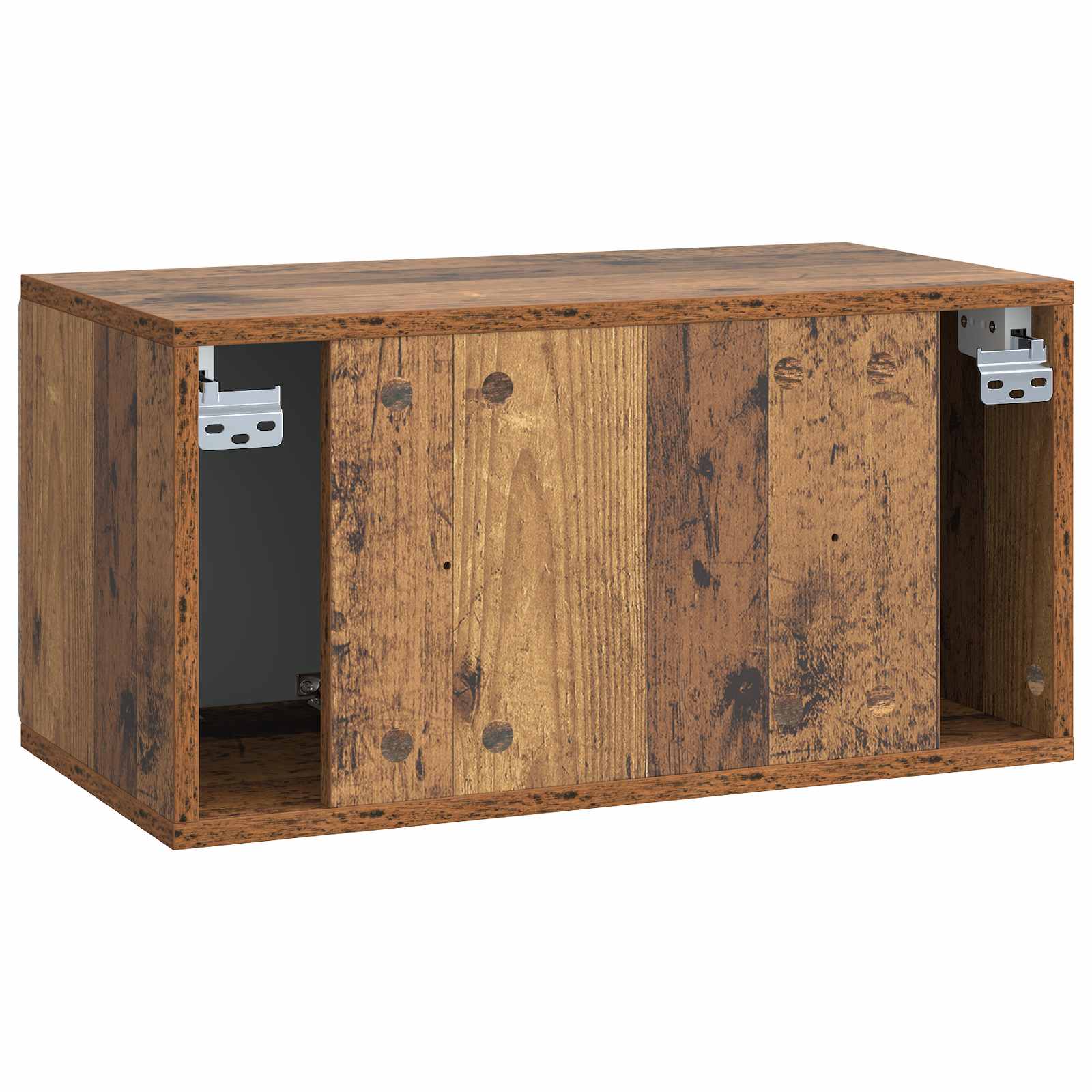 Mueble para TV de pared Madera envejecida 59,5 x 31 x 30 cm