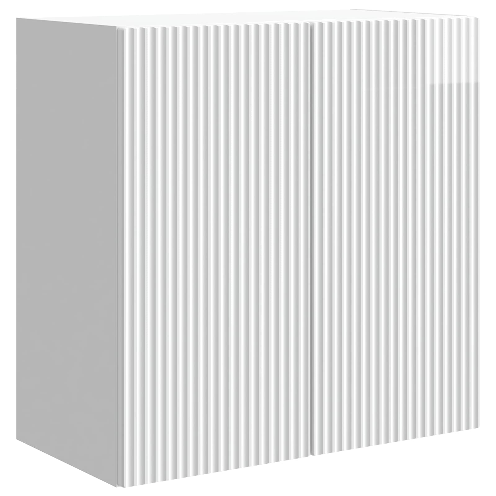 Gloss White Wall Cabinet 33 x 34.5 x 90 cm
