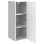 Armario de pared Blanco Brillante 33 x 34,5 x 90 cm