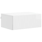 Mesita de Noche de Pared 2 pcs Brillante 49 x 34,5 x 20 cm