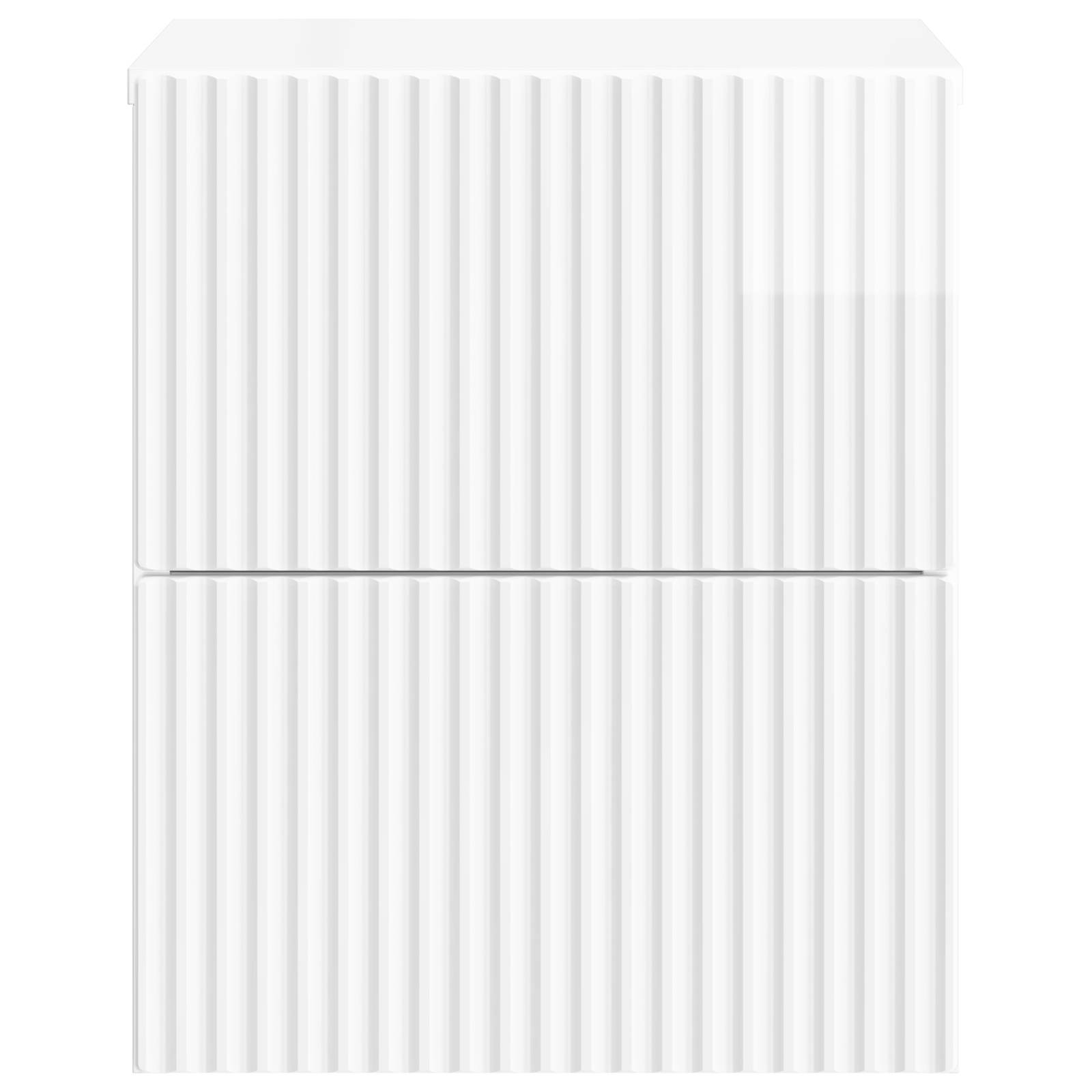 Mesita de Noche de Pared 2 pcs Brillante 33 x 34,5 x 40 cm