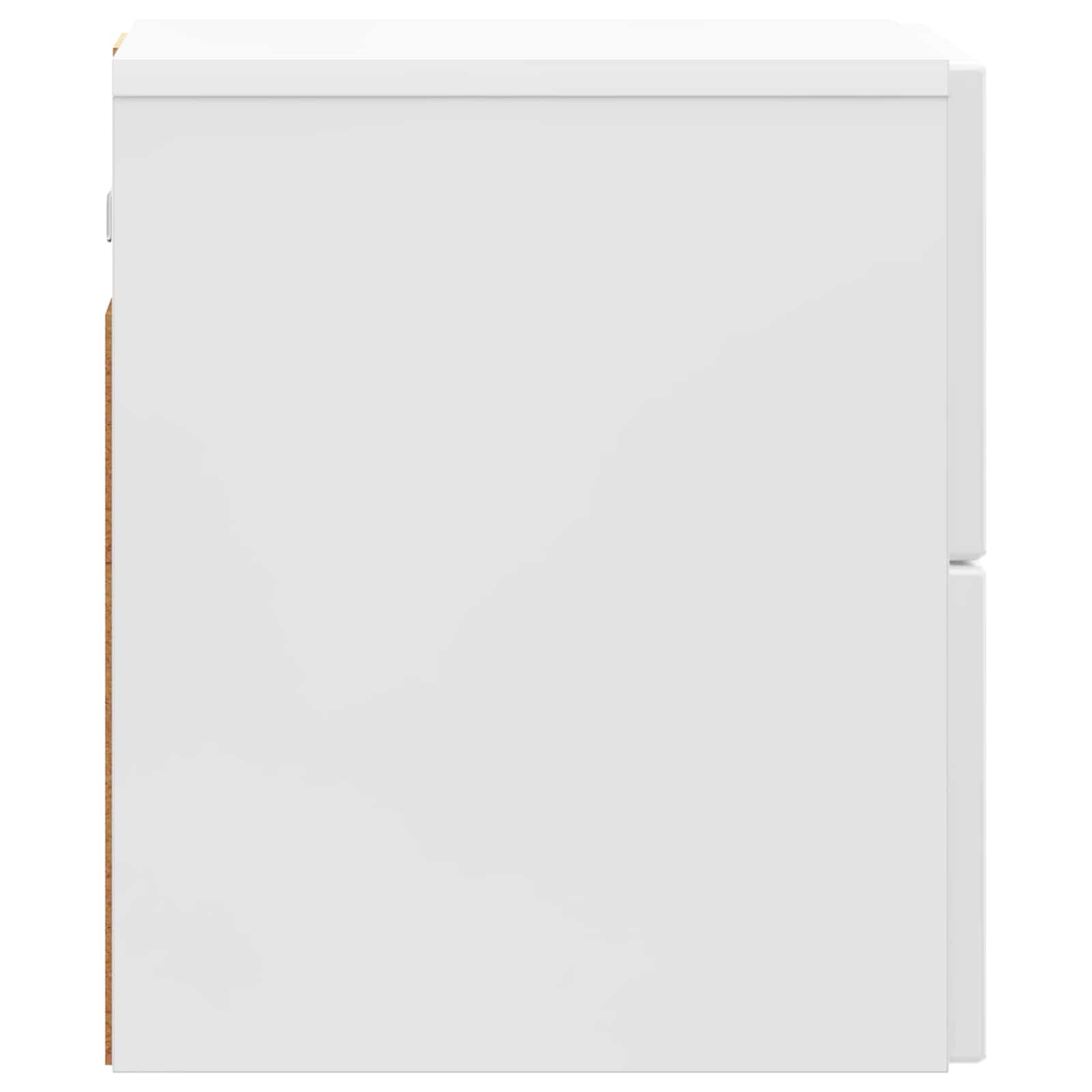 Mesita de Noche de Pared 2 pcs Brillante 33 x 34,5 x 40 cm