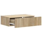 Mesa Lateral Montada en la Pared Roble Sonoma 59 x 34,5 x 17 cm
