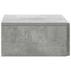 Mesa Lateral Montada en la Pared Gris Hormigón