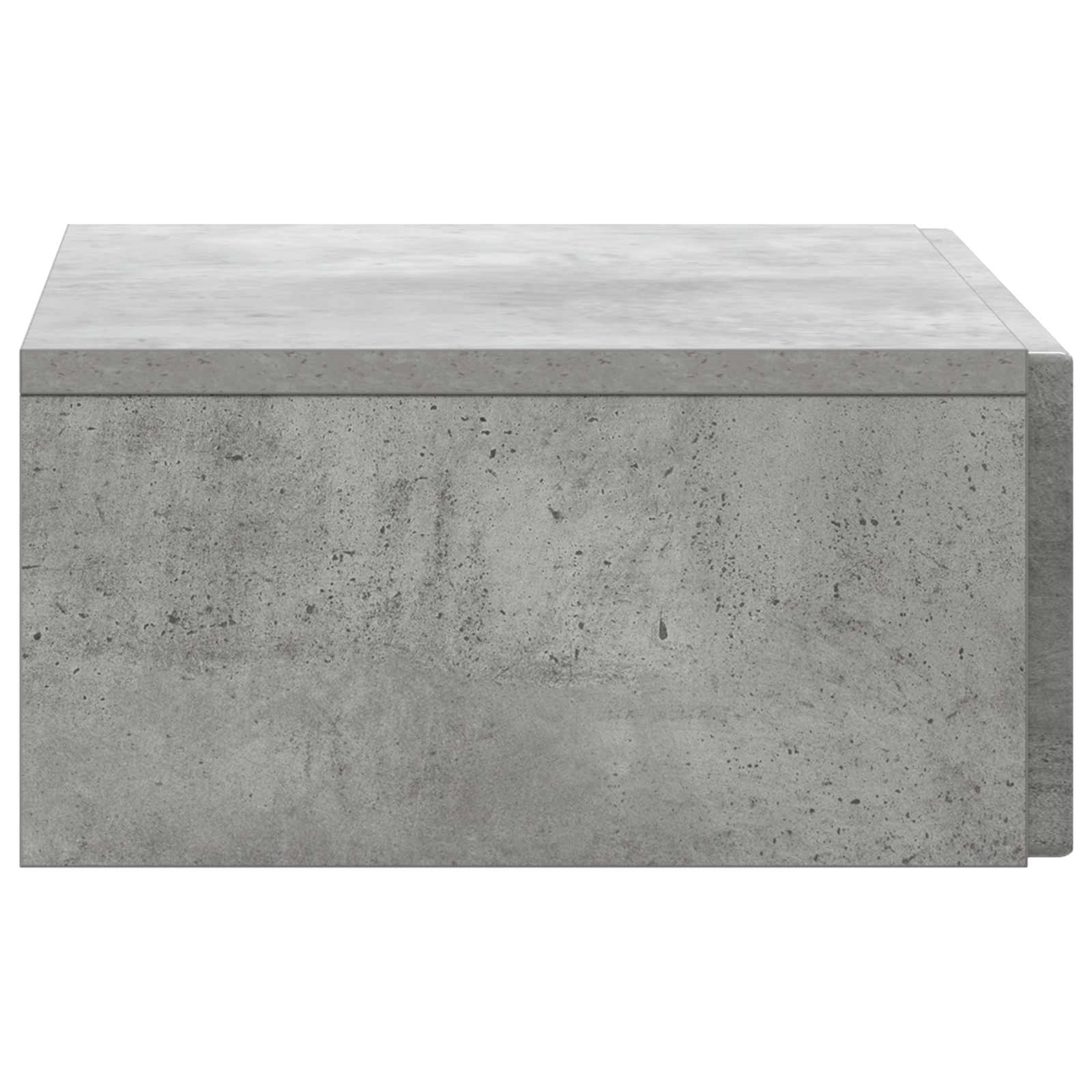 Mesa Lateral Montada en la Pared Gris Hormigón