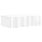 Mesa Lateral Montada en la Pared Brillante 59 x 34,5 x 17 cm