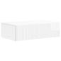 Mesa Lateral Montada en la Pared Brillante 59 x 34,5 x 17 cm