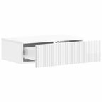 Mesa Lateral Montada en la Pared Brillante 59 x 34,5 x 17 cm