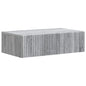 Mesa Lateral Montada en la Pared Gris Sonoma 59 x 34,5 x 17 cm
