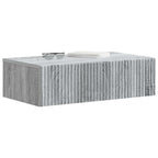 Mesa Lateral Montada en la Pared Gris Sonoma 59 x 34,5 x 17 cm