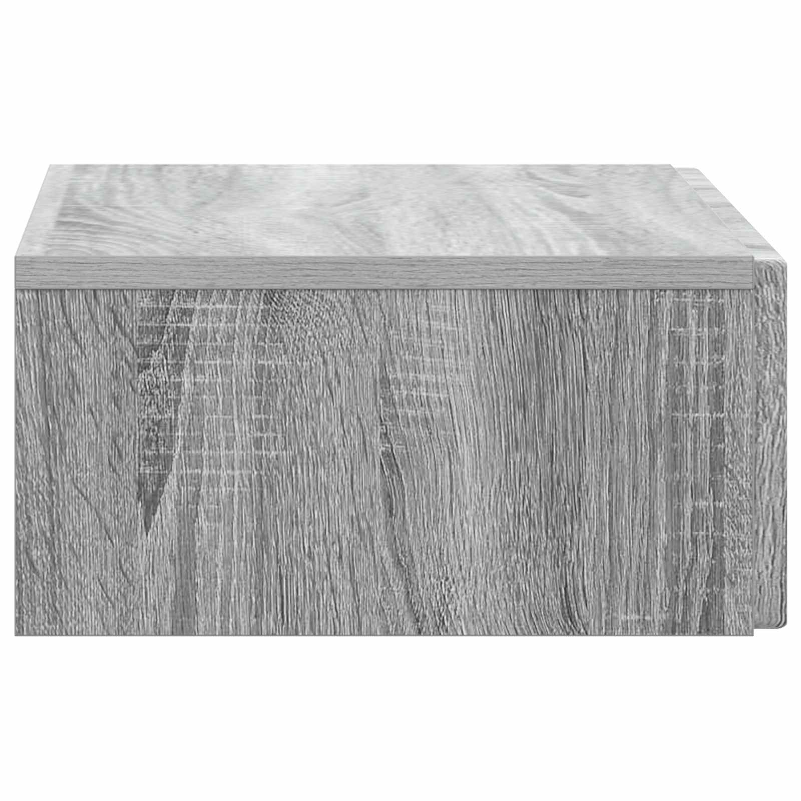 Mesa Lateral Montada en la Pared Gris Sonoma 59 x 34,5 x 17 cm
