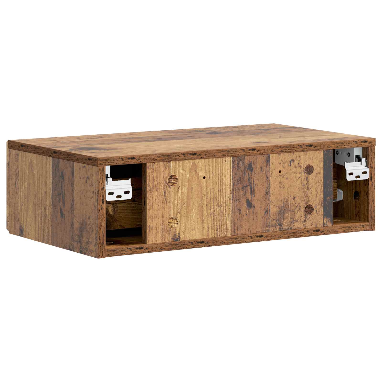 Mesa Lateral Montada en la Pared Madera envejecida