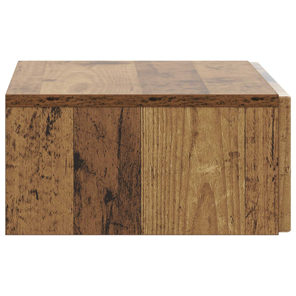 Mesa Lateral Montada en la Pared Madera envejecida