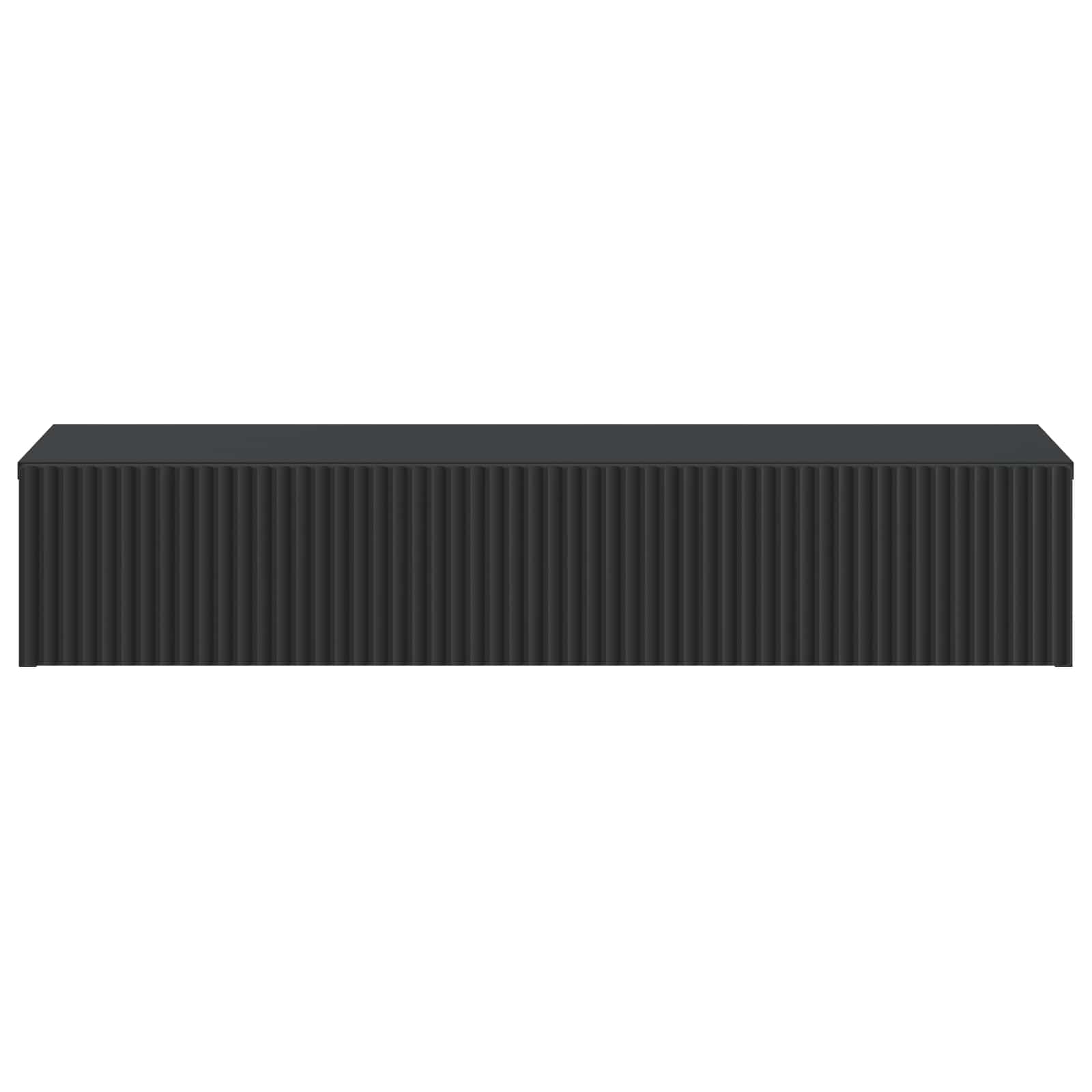 Mesa Lateral Montada en la Pared Negro 87,5 x 34,5 x 17 cm