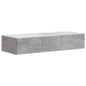 Mesa Lateral Montada en la Pared Gris Hormigón