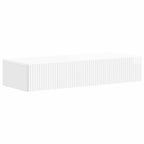 Mesa Lateral Montada en la Pared Brillante 87,5 x 34,5 x 17 cm