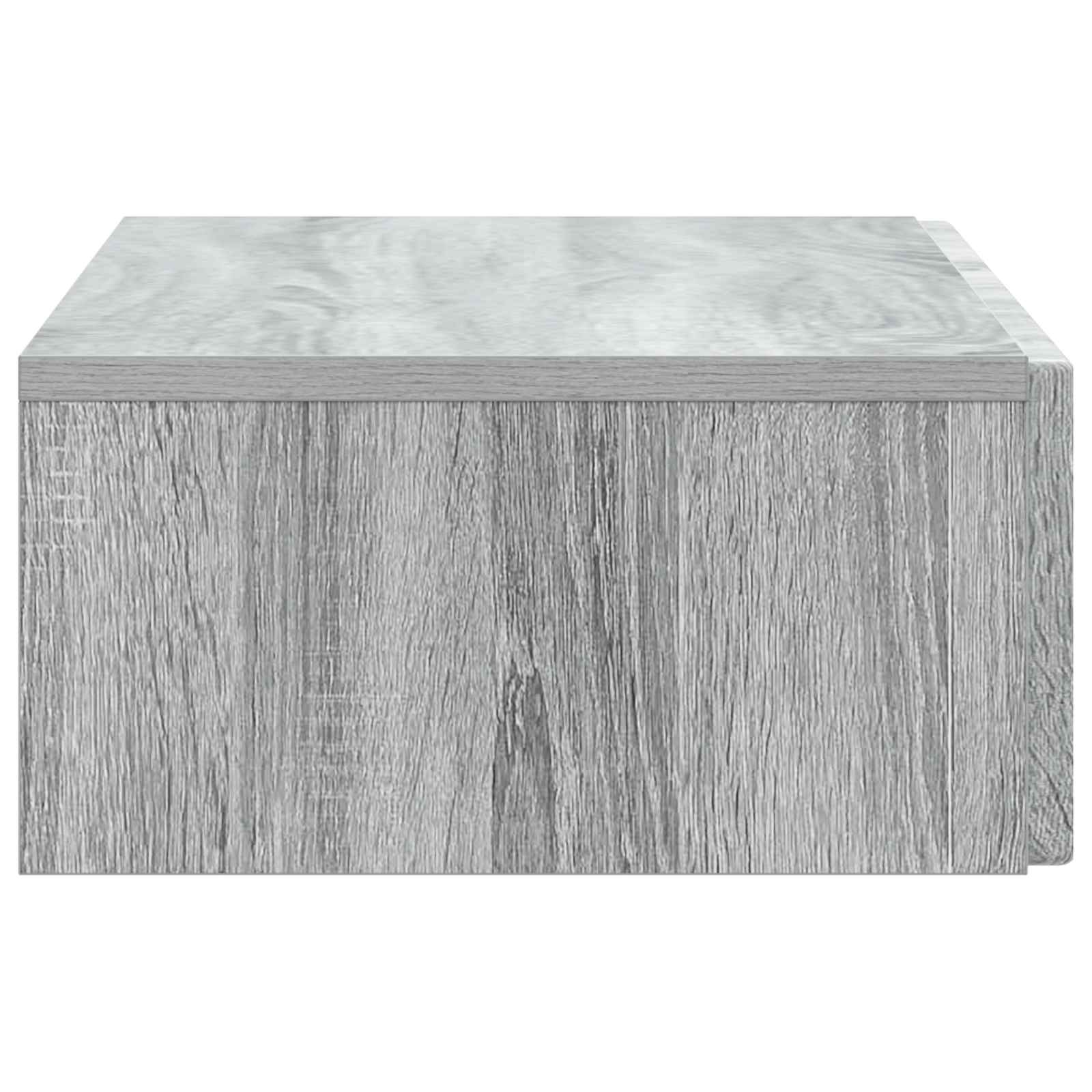 Mesa Lateral Montada en la Pared Gris Sonoma