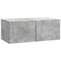 Conjunto de mueble de TV 10 pcs Madera envejecida