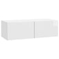 Conjunto de mueble de TV 10 pcs Madera envejecida