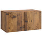 Conjunto de mueble de TV 10 pcs Madera envejecida