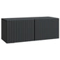 Conjunto de mueble de TV 10 pcs Madera envejecida