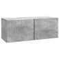 Conjunto de mueble de TV 10 pcs Madera envejecida