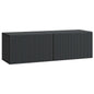 Conjunto de mueble de TV 10 pcs Madera envejecida