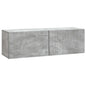 Conjunto de mueble de TV 10 pcs Madera envejecida