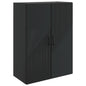 Armario de pared Negro 33 x 34,5 x 90 cm Madera de ingeniería