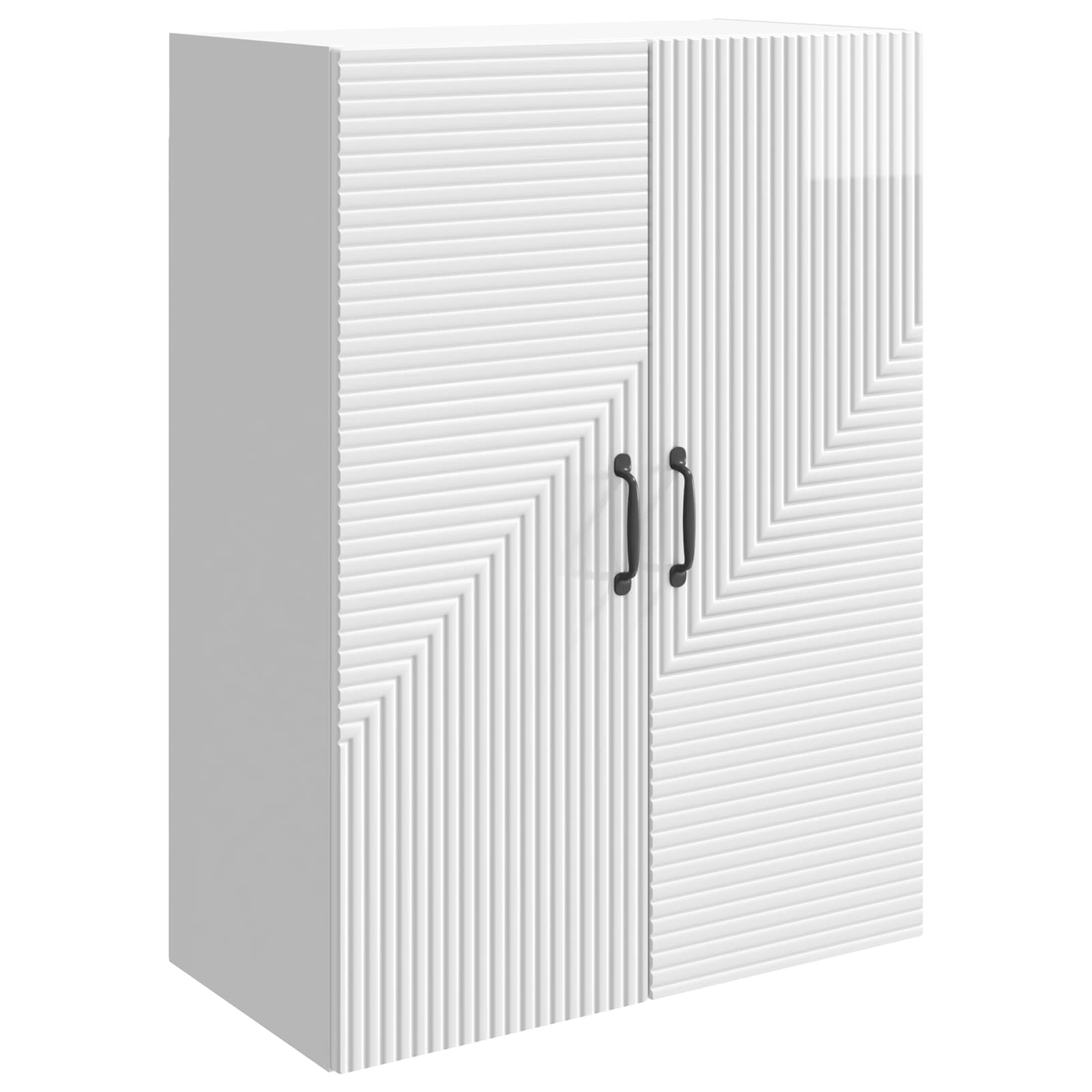 Armario de pared Blanco Brillante 33 x 34,5 x 90 cm