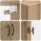 Armario de pared Roble Artesanal 66 x 34,5 x 90 cm