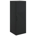 Armario de pared Negro 33 x 34,5 x 90 cm Madera de ingeniería