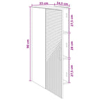 Armario de pared Roble Sonoma 33 x 34,5 x 90 cm