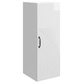 Armario de pared Blanco Brillante 33 x 34,5 x 90 cm