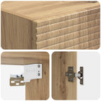 Armario de pared Roble Artesanal 33 x 34,5 x 90 cm