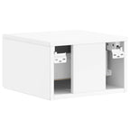 Mesita de Noche de Pared 2 pcs Brillante 34,5 x 33 x 20 cm