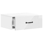 Mesita de Noche de Pared 2 pcs Brillante 49 x 34,5 x 20 cm