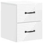 Mesita de Noche de Pared 2 pcs Brillante 34,5 x 33 x 40 cm