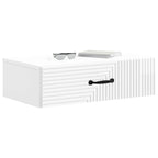 Mesa Lateral Montada en la Pared Brillante 59 x 34,5 x 17 cm